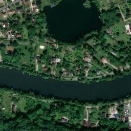 Vue satellite de Camping GCU de Auvers-sur-Oise à Frépillon