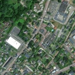 Vue satellite de Parking bus > Caserne à Coutances