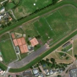 Vue satellite de Parking bus > Hippodrome à Agon-Coutainville