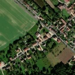 Vue satellite de Aire de camping-car à Cuperly à Cuperly