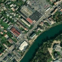 Vue satellite de Aire d'accueil et de services de Château-Thierry à Château-Thierry