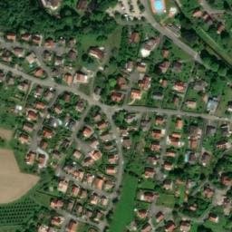 Vue satellite de Aire de Stationnement Piscine Wissembourg à Oberhoffen-lès-Wissembourg