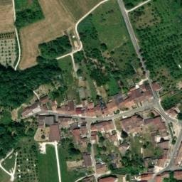 Vue satellite de Cabane tente camping du bois joli à Saint-Maurice-sous-les-Côtes