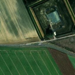 Vue satellite de Aire de grand passage pour les gens du voyage (Avril à Octobre) à Barcy