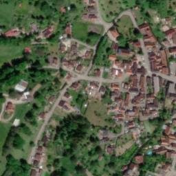 Vue satellite de Aire de stationnement pour camping-car Lembach à Lampertsloch