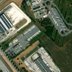 Vue satellite de Aire de stationnement/station service à Saint-Martin-sur-le-Pré