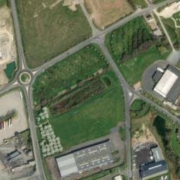 Vue satellite de Aire de Guilberville à Torigny-les-Villes