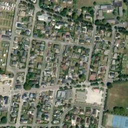 Vue satellite de Parking bus > Les robans à Hauteville-sur-Mer