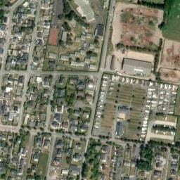 Vue satellite de Camping du Sud à Hauteville-sur-Mer