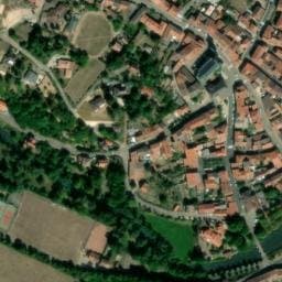 Vue satellite de Aire de services et de stationnement camping-car de Thiaucourt à Bouillonville