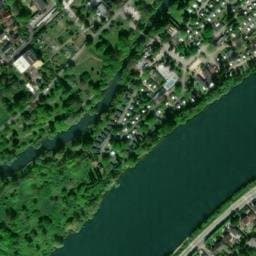 Vue satellite de Camping Sandaya Paris Maisons-Laffitte à Sartrouville