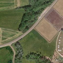 Vue satellite de Village de roulottes à Heudicourt-sous-les-Côtes