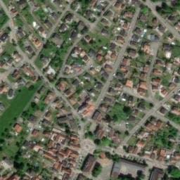 Vue satellite de Dépose bus - rue des cuirassiers I à Reichshoffen