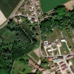 Vue satellite de Aire de service et stationnement / Champagne Leclère Massard à Villeneuve-Renneville-Chevigny