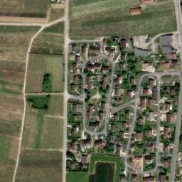 Vue satellite de Aire de service et de stationnement / Vertus à Bergères-lès-Vertus
