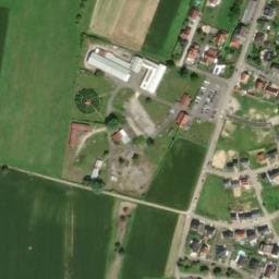 Vue satellite de Aire de Services Hatten à Oberrœdern