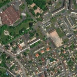 Vue satellite de Aire de camping-car à Eraines à Eraines