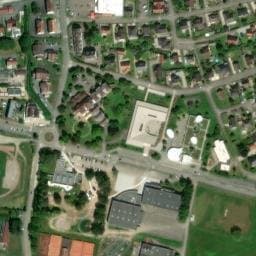 Vue satellite de Aire de Services Betschdorf à Oberrœdern