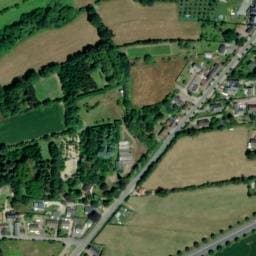 Vue satellite de Pom'Roulottes à Bréhal