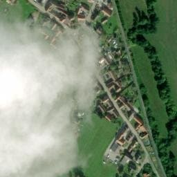 Vue satellite de Dépose bus - Jardins de la ferme bleue à Uttenhoffen