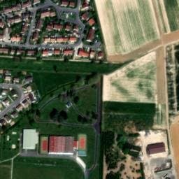 Vue satellite de Camping Municipal Les Chataigniers à Montmirail