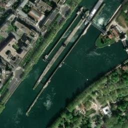 Vue satellite de Camping de Paris à Suresnes