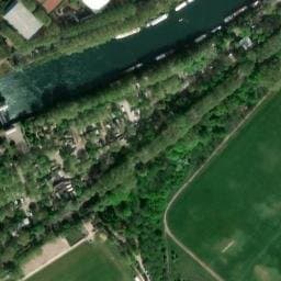 Vue satellite de Camping de Paris à Nanterre