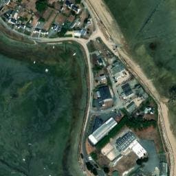 Vue satellite de Aire de Pen Lan à Lanmodez