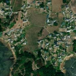 Vue satellite de Camping municipal La Pointe de Goareva à Lanmodez