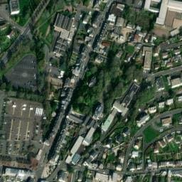 Vue satellite de Aire de camping-car à Campagnolles à Campagnolles