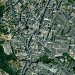 Vue satellite de Aire de camping-car à Saint-Maur-des-Bois à Saint-Maur-des-Bois