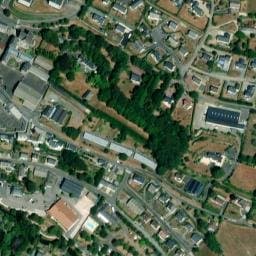 Vue satellite de Camping Les Chevaliers de Malte à Saint-Maur-des-Bois