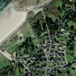 Vue satellite de Camping des Dunes à Trélévern