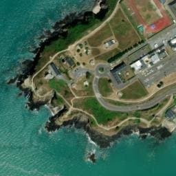 Vue satellite de Aire de Camping-Car de Granville à Donville-les-Bains
