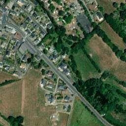 Vue satellite de Aire de camping-cars Villedieu-les-Poêles à Saint-Maur-des-Bois