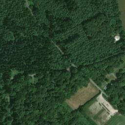 Vue satellite de Camping municipal à Noues de Sienne