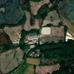 Vue satellite de Aire de stationnement de Kermouster à Lanmodez