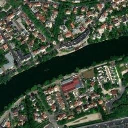Vue satellite de Camping Paris Est**** à Nogent-sur-Marne