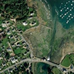 Vue satellite de Aire de camping-car à Perros-Guirec (3) à Perros-Guirec