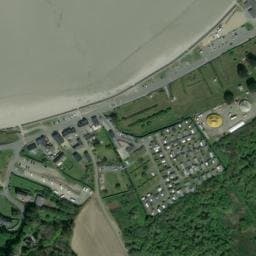 Vue satellite de Aire Camping-Car Trévou-Tréguignec à Trélévern