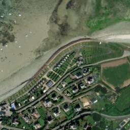 Vue satellite de Camping des 7 Îles à Trélévern