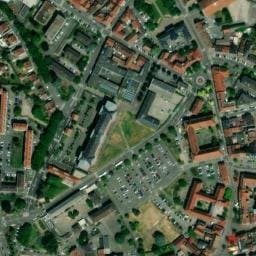 Vue satellite de Stationner à Haguenau à Schweighouse-sur-Moder