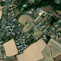 Vue satellite de Aire de camping-car à Lézardrieux à Lézardrieux