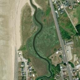Vue satellite de Camping Belle Rive à Carolles
