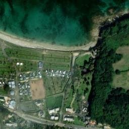 Vue satellite de Camping municipal Ernest Renan à Trélévern