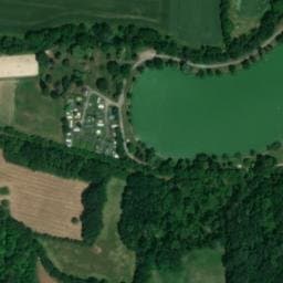 Vue satellite de Camping Le Moulin des Prés à Saint-Siméon