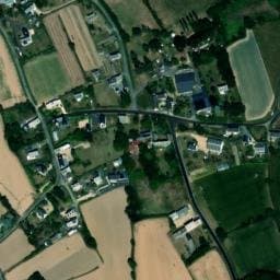 Vue satellite de Camping de Kerloury à Lézardrieux