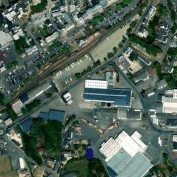 Vue satellite de Aire Chateaubriant - Paimpol à Lézardrieux