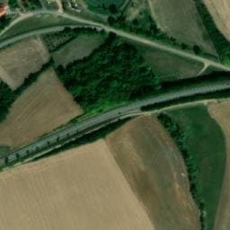 Vue satellite de Camping de la zone de loisirs de la Tuilerie à Vic-sur-Seille