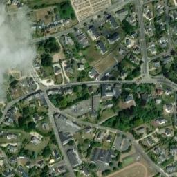 Vue satellite de Parking Rue Pierre Marzin à Ploulec'h